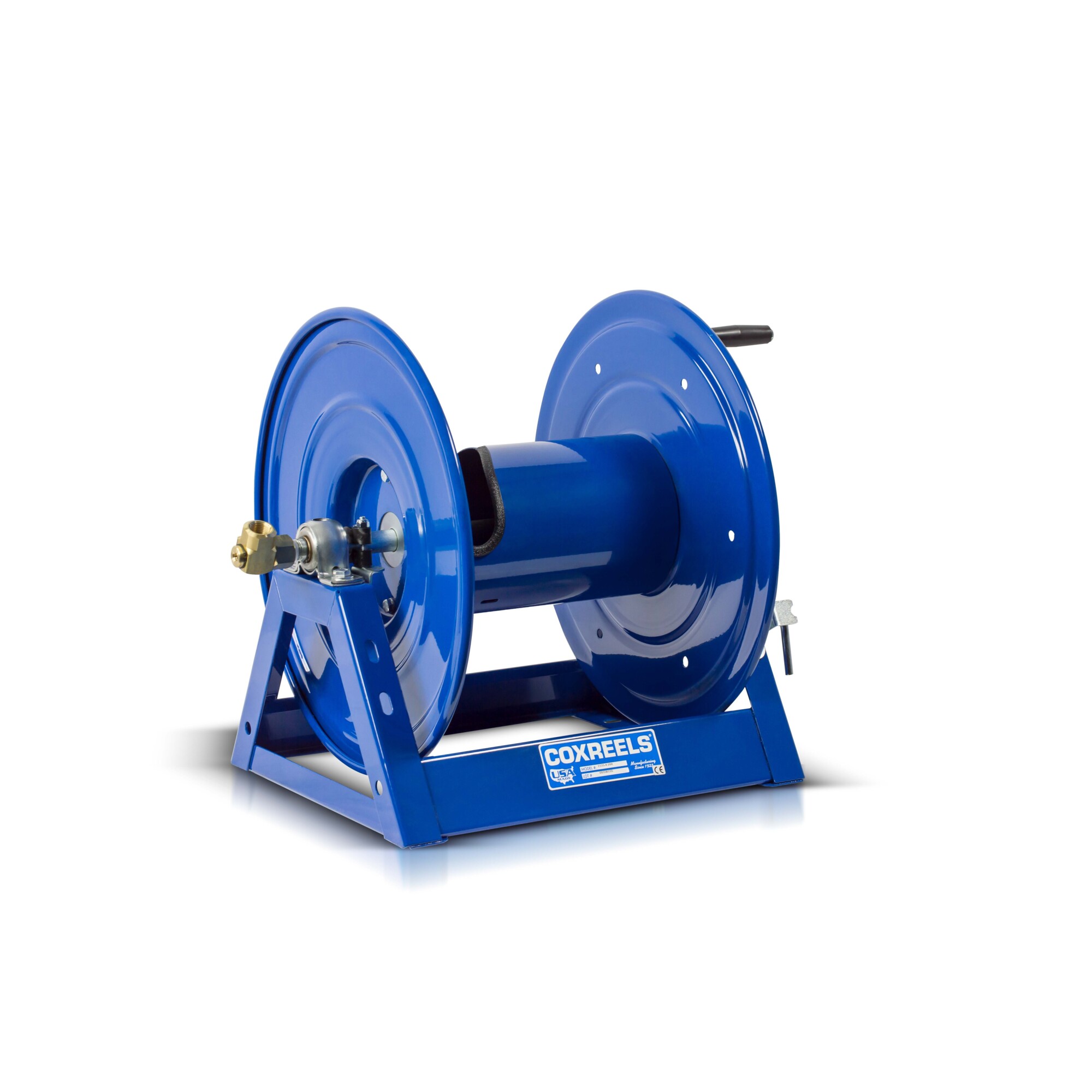 Coxreels, Hand Crank Hose Reel 1/2in. x 325ft.-less hose, Hose Diameter 1/2 in, Hose Length 325 ft, Model# 1125-4-325